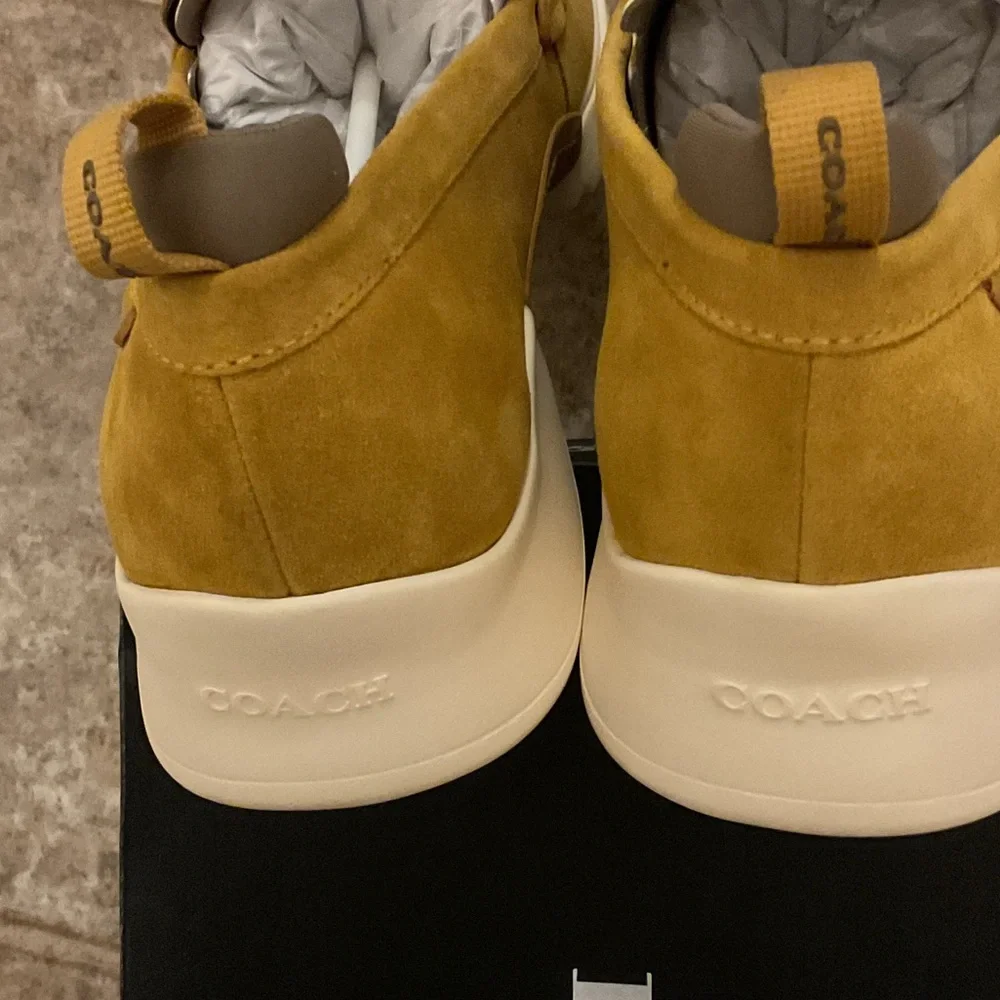 Coach Men's Mustard Loafer - Picture 2 of 4